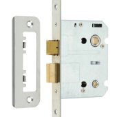 Ape 64mm Bathroom Lock Square - Satin Nickel