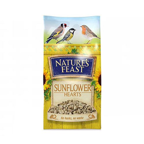 Nature's Feast Sunflower Hearts Wild Bird Food - 1KG