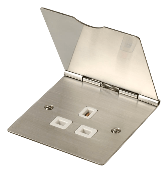 Click 1G Floor Socket Stainless Steel FS030SS