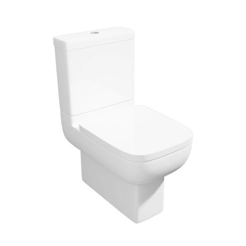 Lusso 600 WC Toilet Complete with Seat & Cover - White | 151838