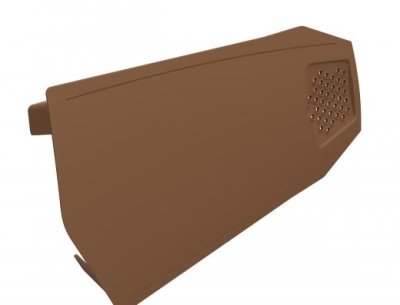 Manthorpe SmartVerge Interlocking Plain Tile Verge Brown GPPV-IPT-BR