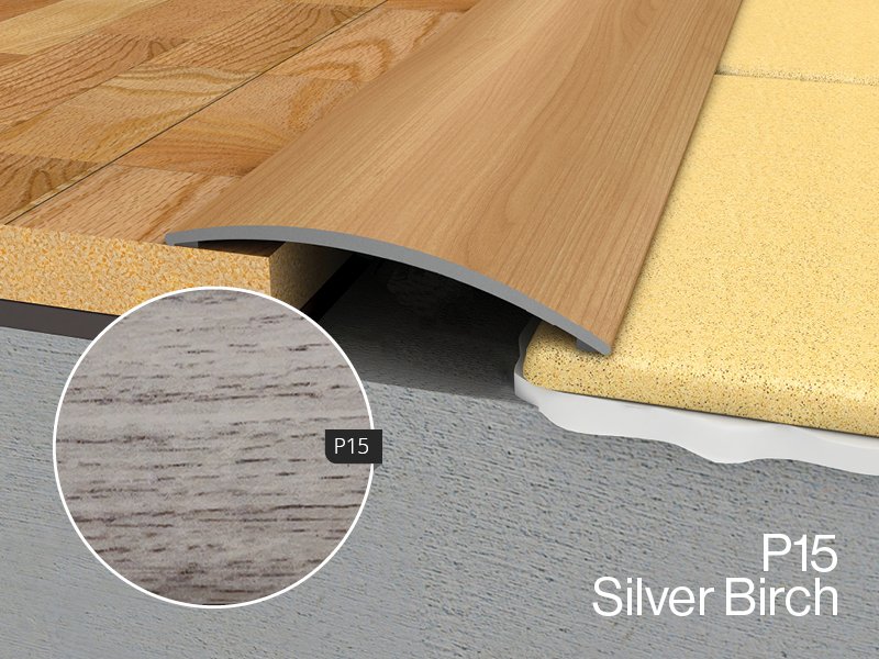 WRG2 900mm Reducer Adhesive Profile P15 Silver Birch