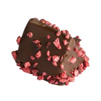 Triangolo Dark - marzipan in dark choc with raspberry d&eacute;cor 13.6g - 1.2kg