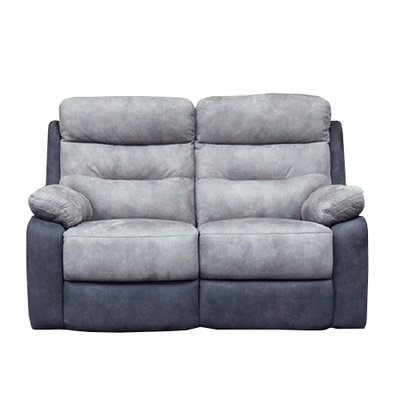 Dillon Fabric 2 Seater Recliner Sofa - Grey