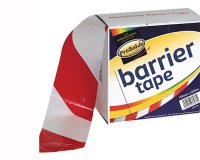 Red/White N/A Hazard Tape 500Metre x 70mm