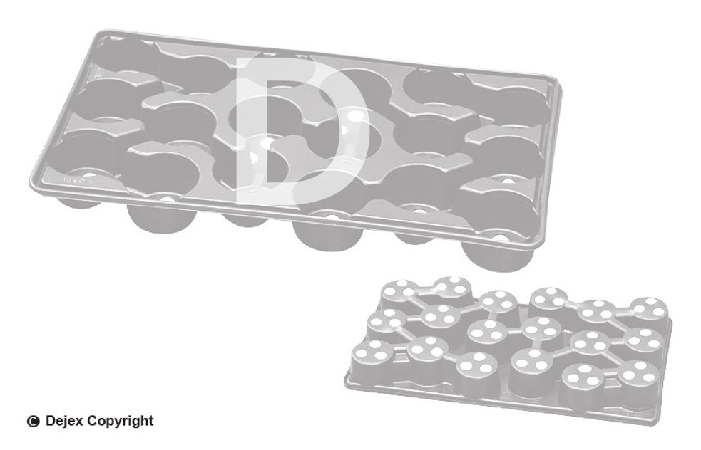 9x18 MORAM TRAYS+HOLES DESCH GREY PS_68 PACK (32 PER PALLET)