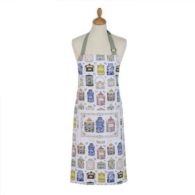 Cotton Apron - Tea Tins 1