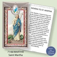 Picture Medal & Foil Leaflet/St.Martha   (7148/MARTHA)