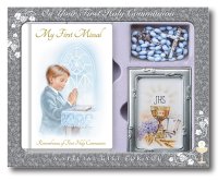 Communion Gift Set/Boy With Photo Frame   (C5175)