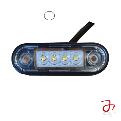 lg128-1224v-led-flush-marker-light-cw-2-gaskets-clear
