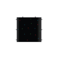 LEDJ Black RGB Starlit 2ft x 2ft Dance Floor Panel (3 sided)