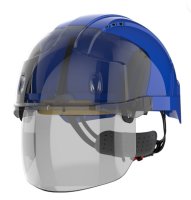 JSP EVOVISTAshield Safety Helmet  Adjustable  Ventilated - Blue 
