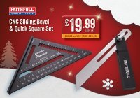 FAITHFULL CNC SLIDING BEVEL & QUICK SQUARE SET