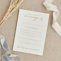 Gold Evening Invitations - Pack of 20