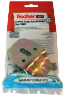 FISCHER CBB1 CORNER BASIN & BRACKET SET