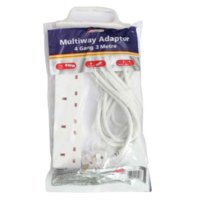13AMP  4 WAY EXTENSION LEAD COMPLETE WITH 3 MTRS CABLE