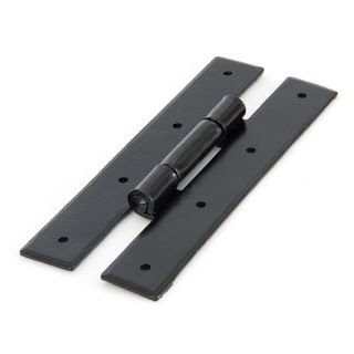 33756 - Black 7 Inch H Hinge (Pair)