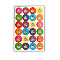 Well Done Stickers Thumps Up - Size 20mm - 240 pack