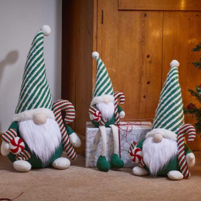 Candy Cane Gonk - Large - Green