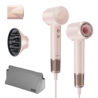 Laifen Swift Premium - High Speed Hairdryer with Attachments & Carry Case (Pink/Gold)