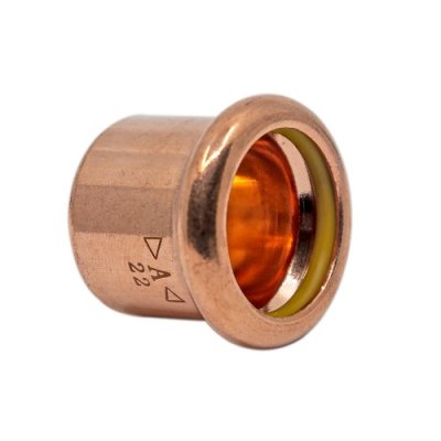 Pressfit 15mm Stop End Gas