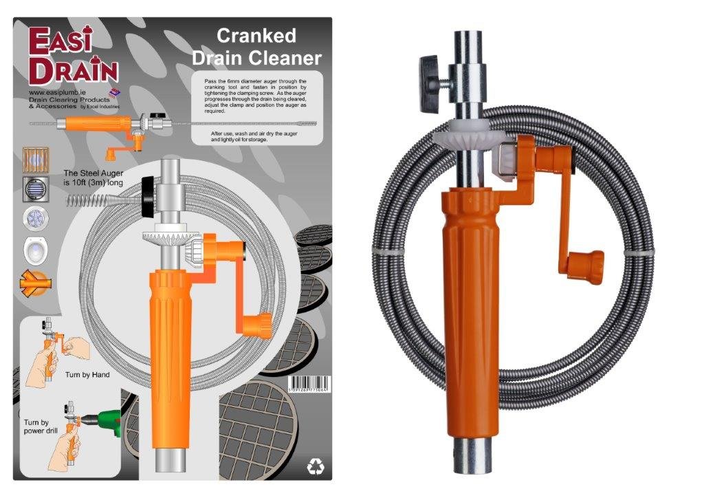 Cranked Drain Cleaner