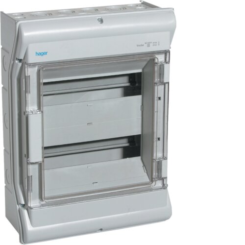2 ROW HAGER ENCLOSURE VECTOR IP65 24 MODULES