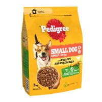 Pedigree Small Dog Complete Dry with Chicken and Vegetables 3x3kg - DIS