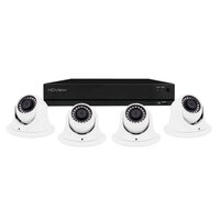 8CH HD 4MP Super 4 Dome Camera Kit White