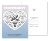 Christening Card/Boy/3 Dimensional   (22723)