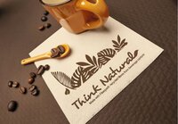 Lucart EcoNatural Napkin 24cm 2Ply "Drink Natural" x 1200