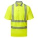 PULSAR&reg; LIFE Men's Hi-Vis Short Sleeve Yellow Polo Shirt