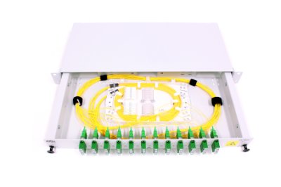 ODF 19" 1U 24xSC/APC 8&deg; (12xSC/APC8&deg; DX) SM fully loaded (OS2