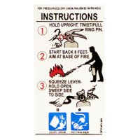 BC Extinguisher w/Hose Instruction