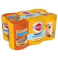 Pedigree Puppy Variety In Jelly Tins CV68F/DR88V 4x6x400gm