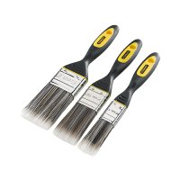 Stanley Dynagrip Synthetic Paint Brush 3 Piece Set 25mm /38mm / 50mm