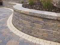 Tobermore Secura Lite/Garden Stone Bracken Wall Cap Each
