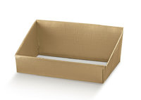 BOX TRAY MEDIUM 310x240x105MM HIGH BACK GOLD