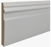 White Primed Victorian 22 x 194mm x 4.4m Skirting