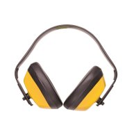 Classic Ear Prot w Headband - Yellow/Black 27dB