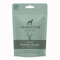 The Innocent Hound Grain Free Dog Treats Venison Sausages with Chopped Apple 10x7 pieces
