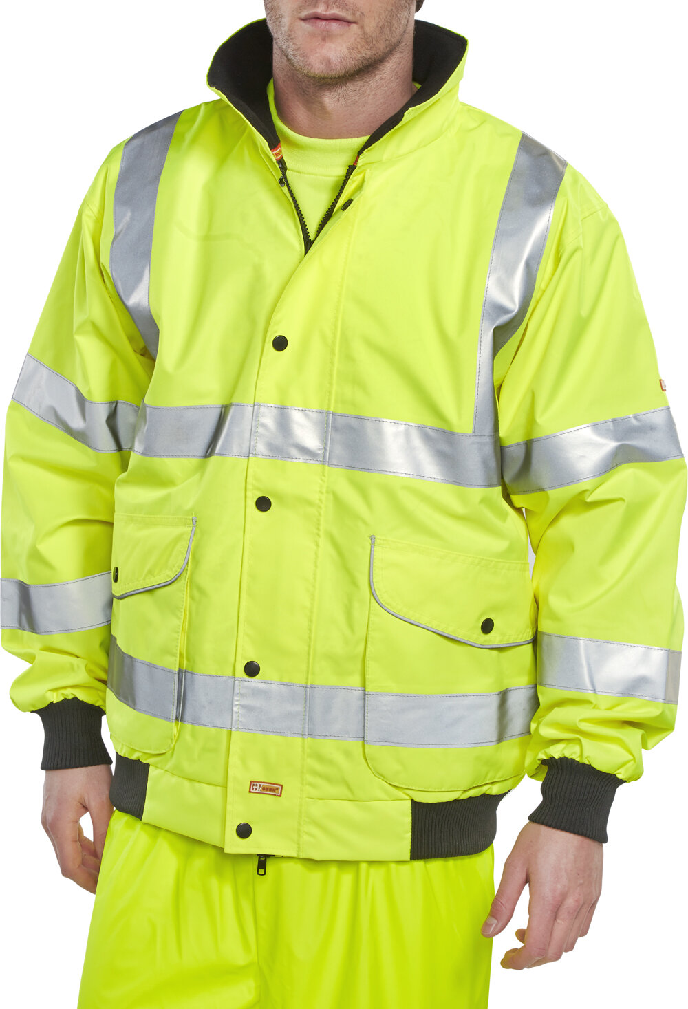 Premium HiVisibility Yellow Super Bomber Jacket Nugent Safety