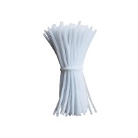 Chenille Pipe Cleaners - White 15cm - 50 piece