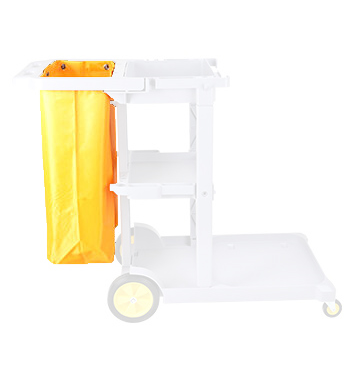 YELLOW BAG FOR JANITOR CART