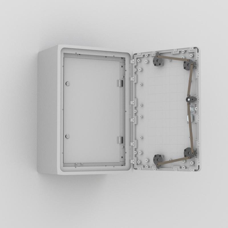 UID5075 nVent Hoffman Inner door, 500x750, Fibre glass, 3mm double bit lock