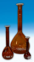 Volumetric Flask Amber 10ml  Class A with ba Amber
