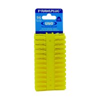 RAWLPLUG UNO WALLPLUGS 5MM YELLOW