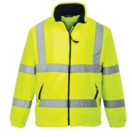 Hi-Vis Mesh Lined Fleece 300gsm Yellow