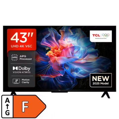 TCL 43'' Direct LED 4K HDR Smart TV | 43V6C