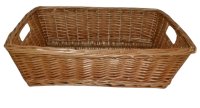 BASKET WICKER RUSTIC REC OPEN END 48X26
